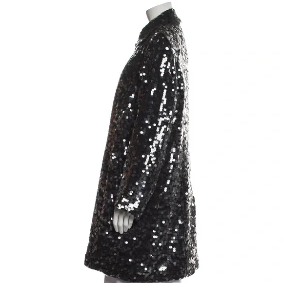 Frances Valentine Sequin Barn Jacket - Size Large - Picture 6 of 10